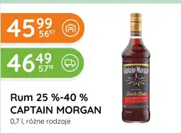 Eurocash Cash & Carry Rum Captain Morgan oferta