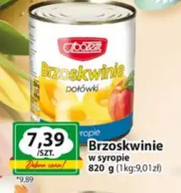 Społem Brzoskwinie w syropie Społem oferta
