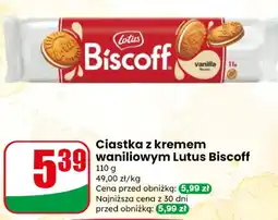 Dino Ciastka z kremem waniliowym Lutus Biscoff oferta