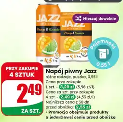 Dino Napój piwny Jazz różne rodzaje, puszka oferta