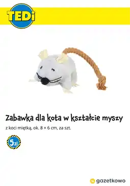 Tedi Zabawka dla kota w kształcie myszy z koci miętką, ok. 8 x 6 cm, za szt oferta