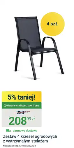 ERLI Zestaw krzeseł oferta