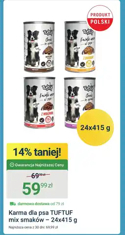 ERLI Karma dla psa TufTuf oferta