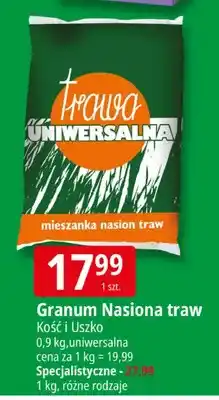 E.Leclerc Nasiona traw Kość i Uszko uniwersalna oferta