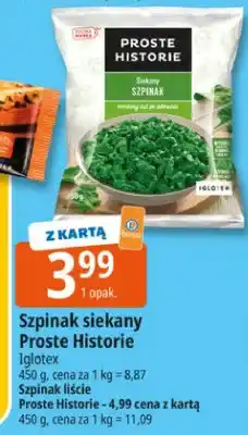 E.Leclerc Szpinak siekany Szpinak liście oferta