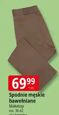 E.Leclerc Spodnie męskie bawełniane oferta