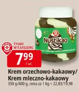 E.Leclerc Krem orzechowo-kakaowy/Krem mleczno-kakaowy oferta