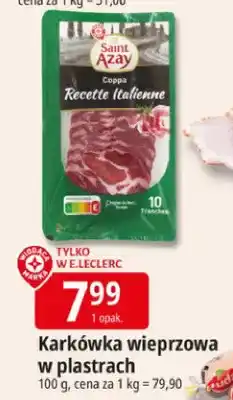 E.Leclerc Coppa Recette Italienne karkówka wieprzowa w plastrach oferta