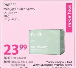 Hebe Puder matujący Paese oferta
