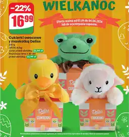 Dino Cukierki owocowe z maskotką Deliss oferta