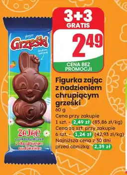 Dino Figurka zając z nadzieniem chrupiącym grześki oferta