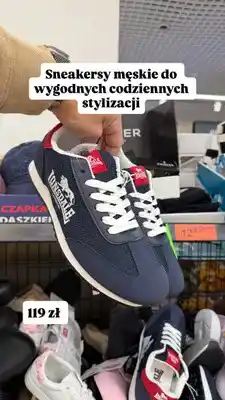 Biedronka Sneakersy męskie oferta