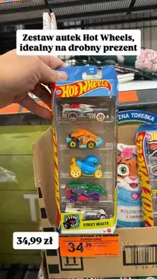 Biedronka Zestaw autek Street Beasts 5-pak oferta