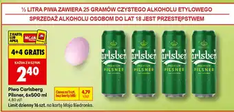 Biedronka Piwo Carlsberg oferta