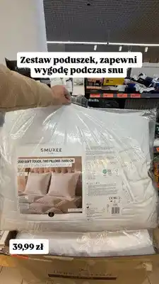 Biedronka Zestaw poduszek Duo Soft Touch 70x80 cm oferta
