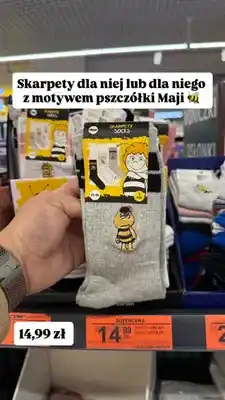 Biedronka Skarpety z motywem pszczółki Mai oferta