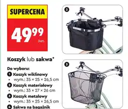 Biedronka Koszyk rowerowy, różne rodzaje oferta