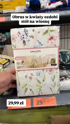 Biedronka Obrus w kwiaty 120x160 cm oferta
