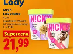 Lidl Lody w kubku peanut butter chocolate oferta