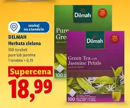 Lidl Herbata zielona Pure Green oferta