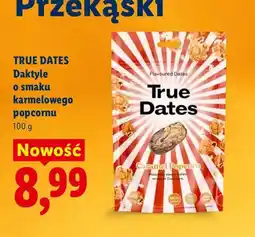 Lidl Daktyle o smaku karmelowego popcornu oferta