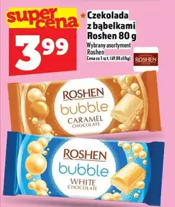 Topaz Czekolada z bąbelkami Roshen oferta