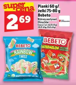 Topaz Pianki 60g/żelki 75-80g Bebeto oferta