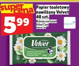 Topaz Papier toaletowy nawilżany Velvet oferta