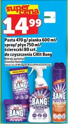 Topaz Pasta do czyszczenia Cillit Bang / pianka do czyszczenia / spray do czyszczenia / ściereczki oferta