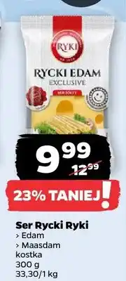 Netto Ser Rycki Ryki Edam, Maasdam plastry oferta