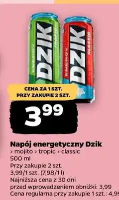 Netto Napój energetyczny Dzik mojito, tropic, classic oferta