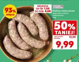 Kaufland Kiełbasa biała surowa wieprzowo, średnio rozdrobniona oferta