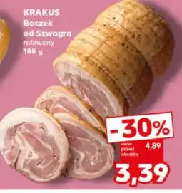 Kaufland Boczek na Szwagra rolowany oferta