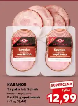 Kaufland Szynka lub Schab mięsny wędzona oferta