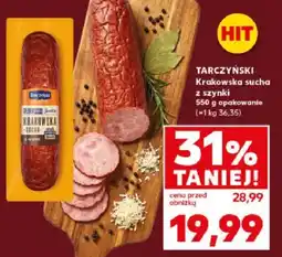 Kaufland Kiełbasa krakowska sucha z szynki oferta