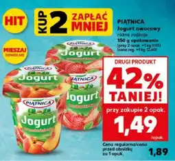 Kaufland Jogurt owocowy różne rodzaje oferta