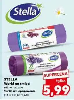 Kaufland Worki na śmieci różne rodzaje 15/10 szt. opakowanie oferta