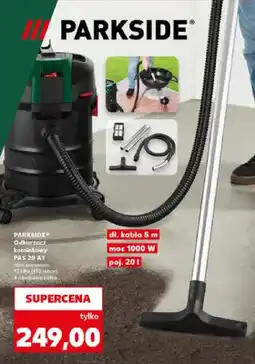 Kaufland Odkurzacz kominkowy PAS 20 A1 moc zaasania 17 kPa (170 mbar), 4-obrotowe kółka oferta