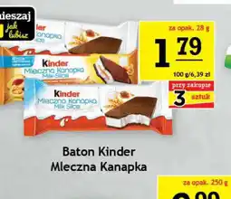 Gram Market Baton Kinder Mleczna Kanapka oferta