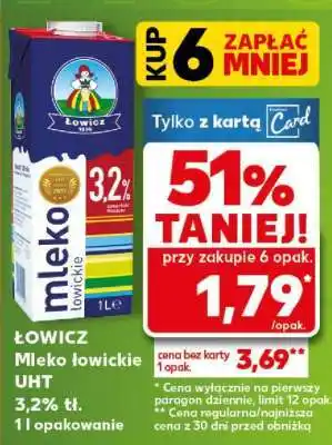 Kaufland ŁOWICZ Mleko łowickie UHT oferta