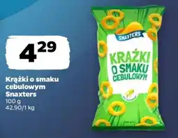 Netto Krążki o smaku cebulowym Snaxters oferta