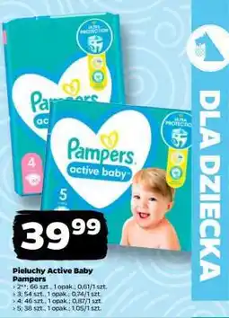 Netto Pieluchy Active Baby Pampers oferta