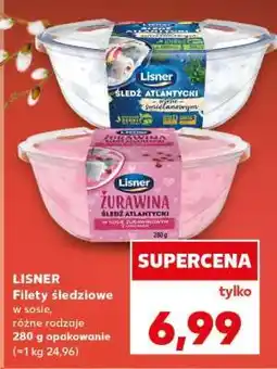 Kaufland LISNER Filety śledziowe w sosie, różne rodzaje oferta