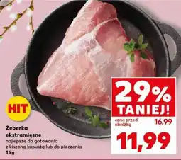 Kaufland Żeberka ekstramięsne oferta