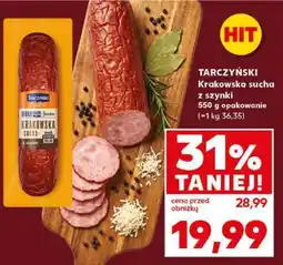 Kaufland TARCZYŃSKI Krakowska sucha z szynki oferta