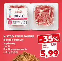 Kaufland Boczek surowy wędzony oferta