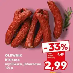 Kaufland OLEWNIK Kiełbasa myśliwska, jałowcowa 100 g oferta