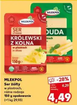Kaufland MLEKPOL Ser żółty oferta