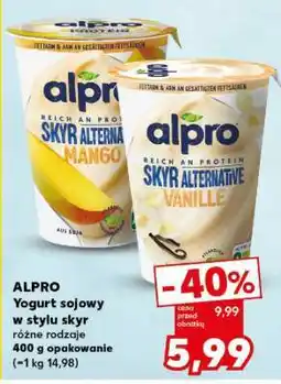 Kaufland ALPRO Yogurt sojowy w stylu skyr oferta