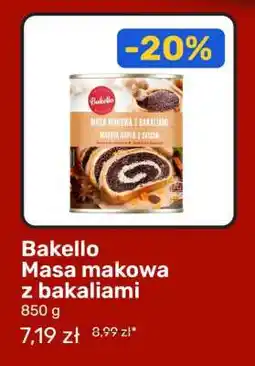 Biedronka Bakello Masa makowa z bakaliami oferta